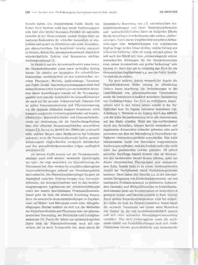 Vorschauseite 2: Die Bedeutung der Pharmakoökonomie für Public Health