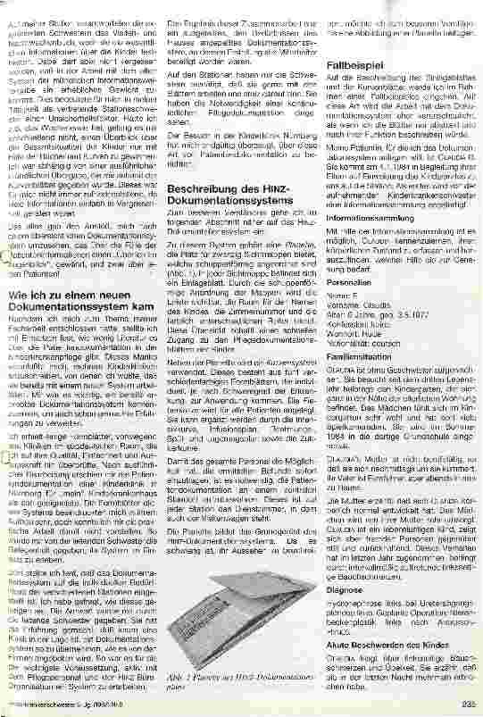 Vorschauseite 2: Pflegedokumentation in der Kinderkrankenpflege