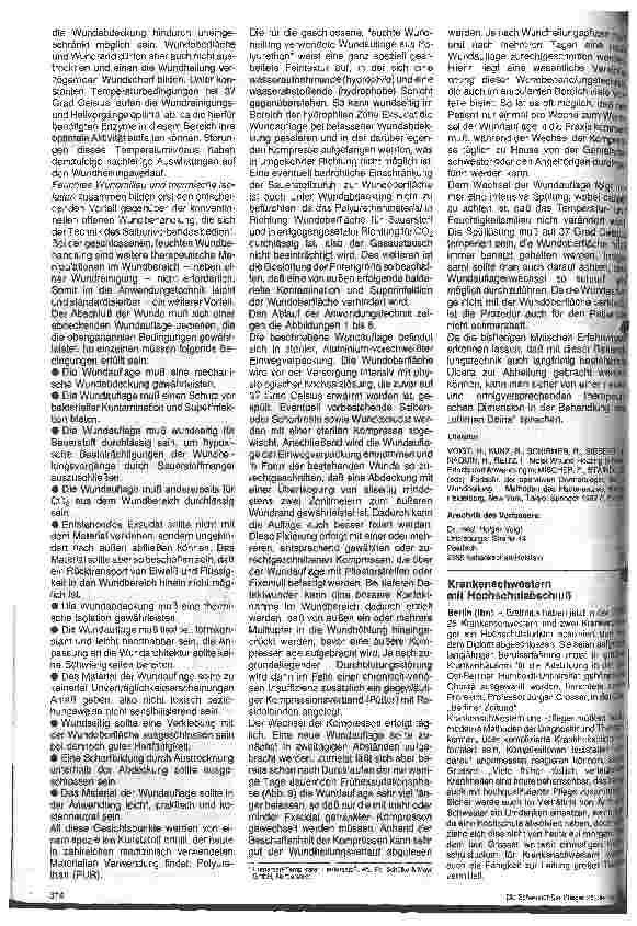 Vorschauseite 4: Ulcus cruris: geschlossene Behandlung für ein offenes Bein Eine neue und vereinfachte Behandlungskonzeption