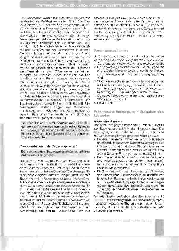 Vorschauseite 3: Die Erstversorgung des polytraumatisierten Patienten