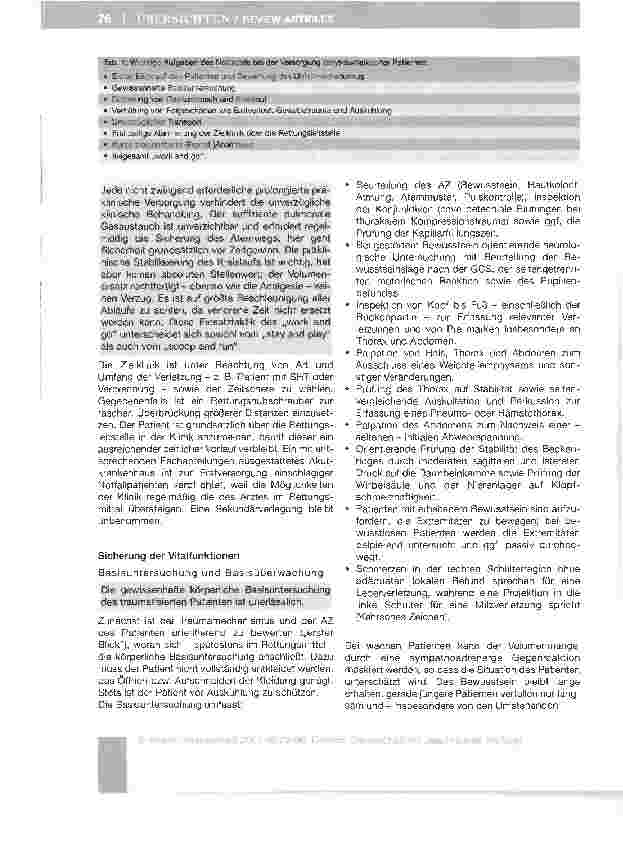 Vorschauseite 4: Die Erstversorgung des polytraumatisierten Patienten