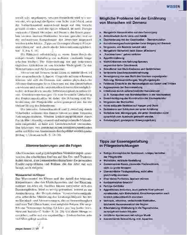 Vorschauseite 2: Essen und Trinken hält Leib und Seele zusammen