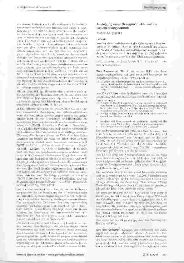 Vorschauseite 3: Hinausschieben der Regelrentenaltersbefristung Vorabentscheidungsersuchen