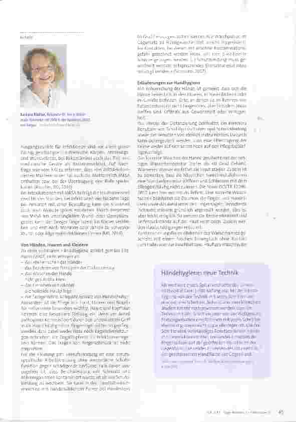 Vorschauseite 2: Hygienekonzept im Kontext der Hausbesuche entwickelt