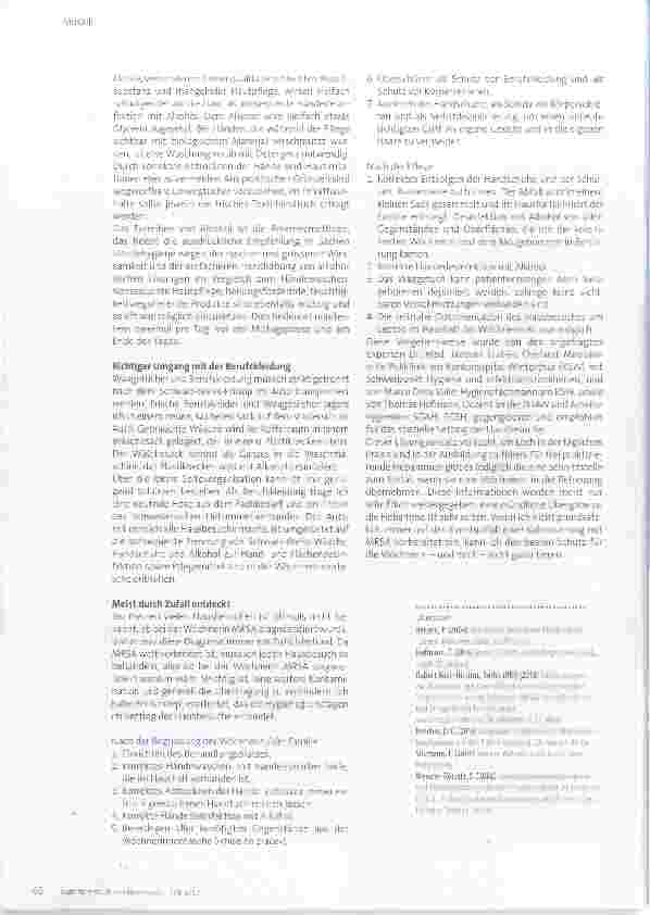 Vorschauseite 3: Hygienekonzept im Kontext der Hausbesuche entwickelt