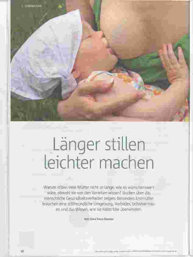 Vorschauseite 1: Länger stillen leichter machen