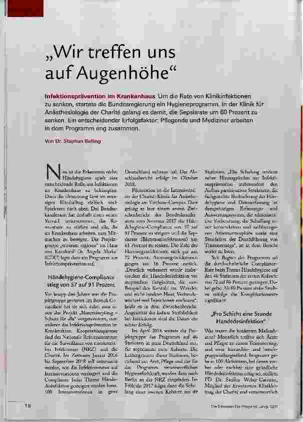 Vorschauseite 1: Wir treffen uns auf Augenhöhe