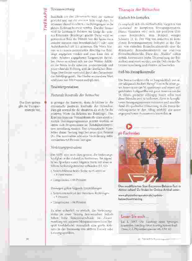Vorschauseite 5: Update Beinachsentraining