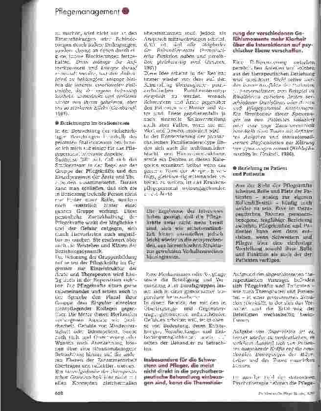Vorschauseite 5: Und wenn es keinen Spaß macht ... 1. Teil Supervision als unterstützendes Moment für Schwestern unf Pfleger in der stationären Psychotherapie