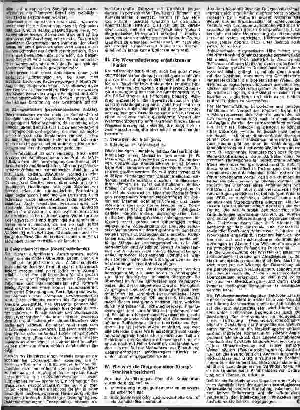 Vorschauseite 2: Kinderheilkunde 3. Folge: Krampfkrankheiten im Kindesalter
