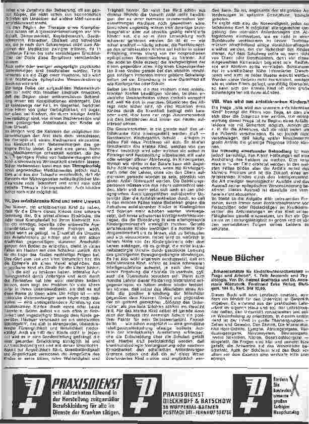 Vorschauseite 4: Kinderheilkunde 3. Folge: Krampfkrankheiten im Kindesalter