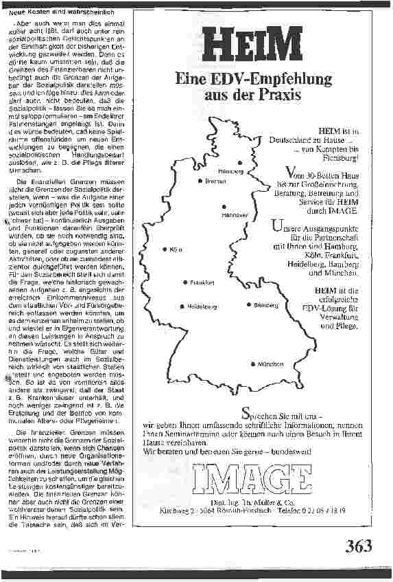 Vorschauseite 2: Mehr Mut zum Markt auch im sozialen Bereich
