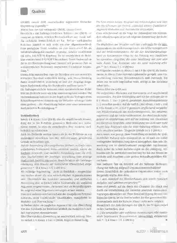 Vorschauseite 3: Die neue QM-Richtlinie für Krankenhäuser