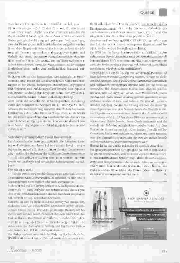 Vorschauseite 5: Die neue QM-Richtlinie für Krankenhäuser