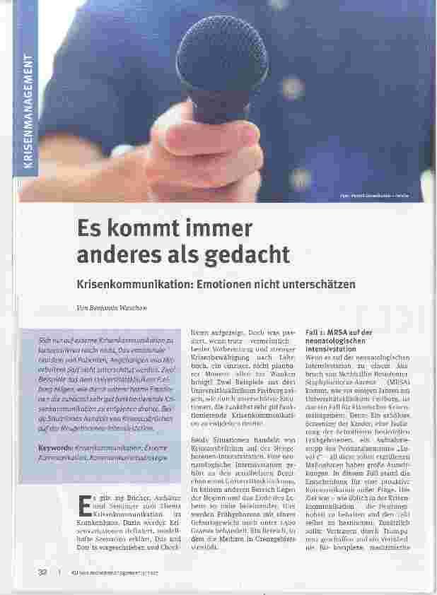 Vorschauseite 1: Es kommt immer anderes als gedacht