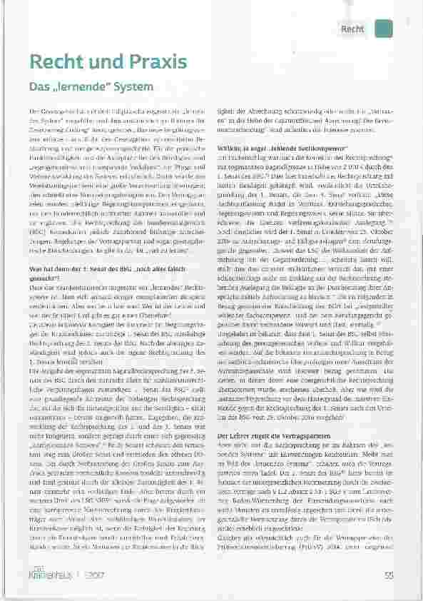 Vorschauseite 1: Das „lernende System