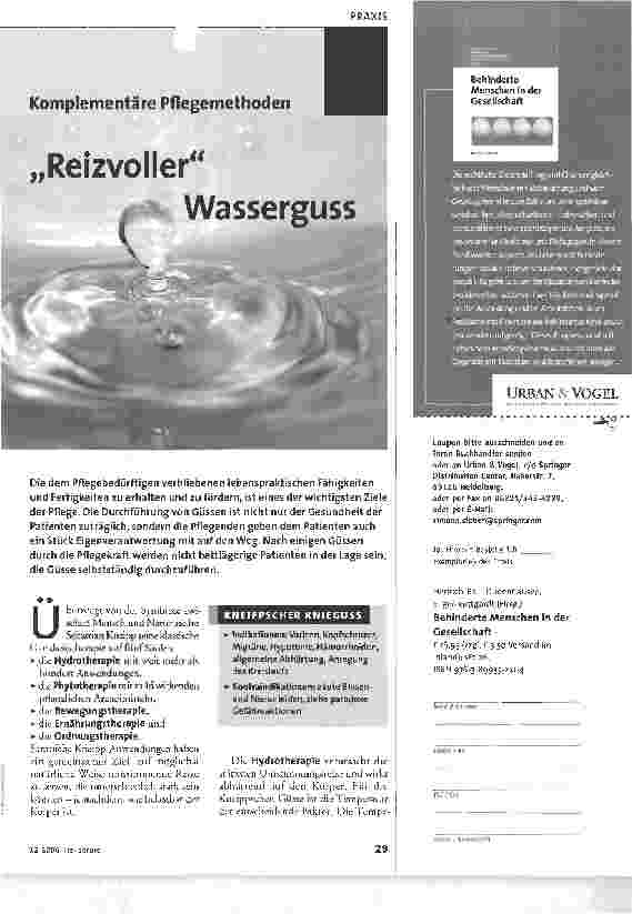 Vorschauseite 1: Reizvoller Wasserguss