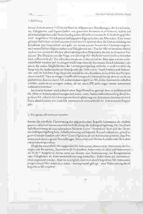 Vorschauseite 2: Autonomieverbesserung durch kognitives Neuro -Enhancement?