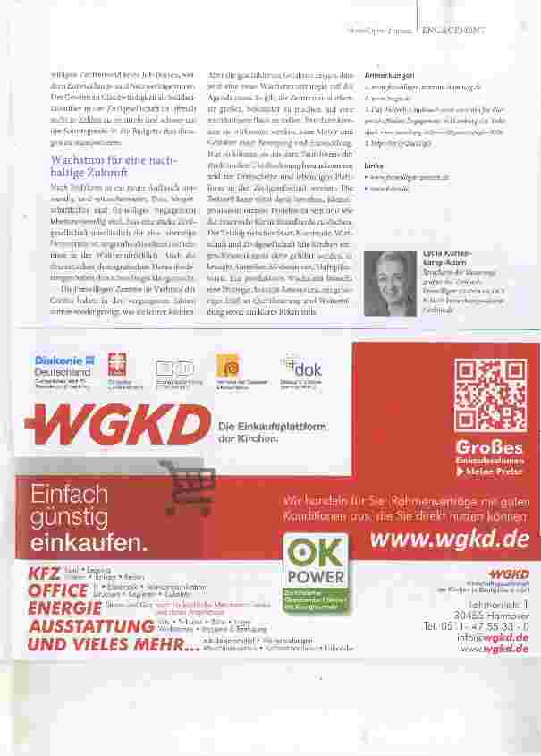 Vorschauseite 3: Damit Engagement wächst: Freiwilligen-Zentren brauchen breite Basis
