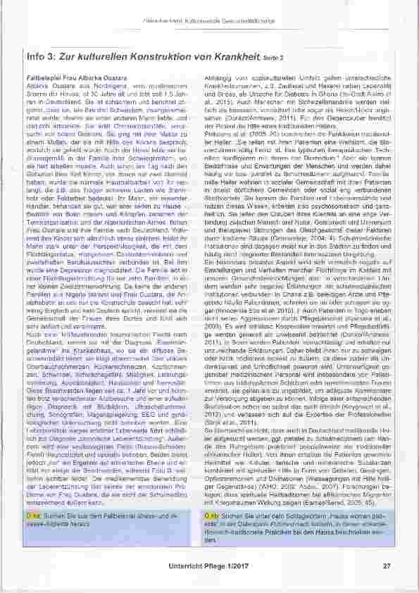 Vorschauseite 4: Kultursensible Gesundheitsfürsorge: die Gestaltung von Pflegesituationen alspartizipative Begegnung