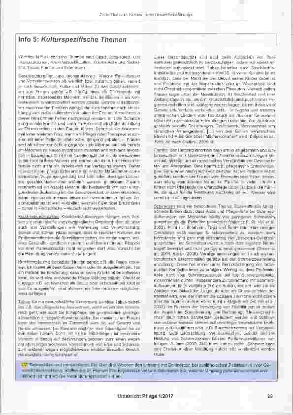 Vorschauseite 6: Kultursensible Gesundheitsfürsorge: die Gestaltung von Pflegesituationen alspartizipative Begegnung
