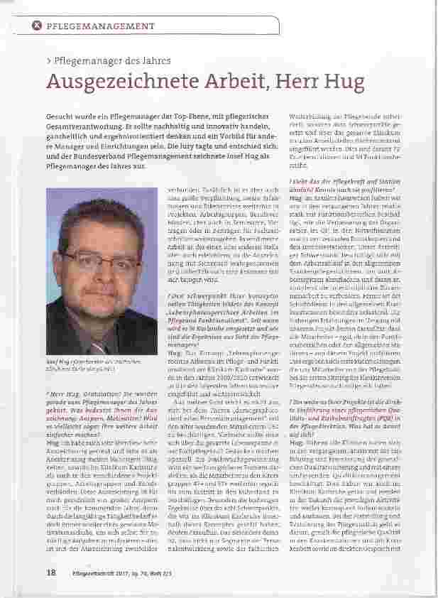 Vorschauseite 1: Ausgezeichnete Arbeit, Herr Hug