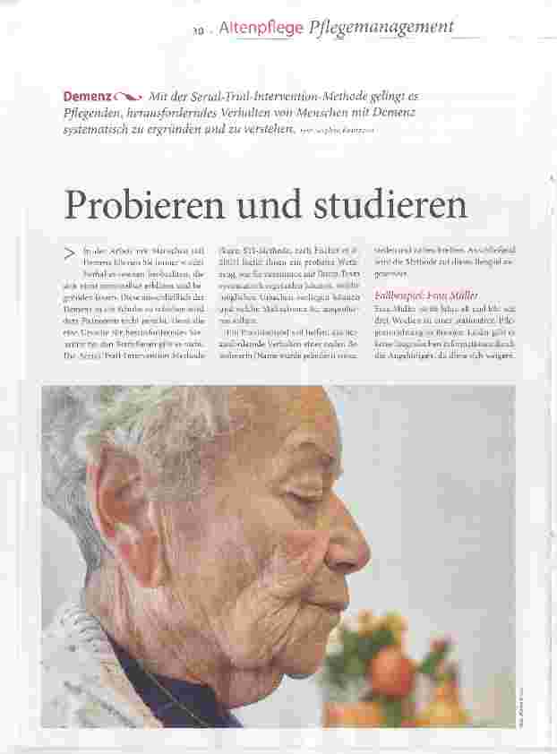 Vorschauseite 1: Probieren und studieren