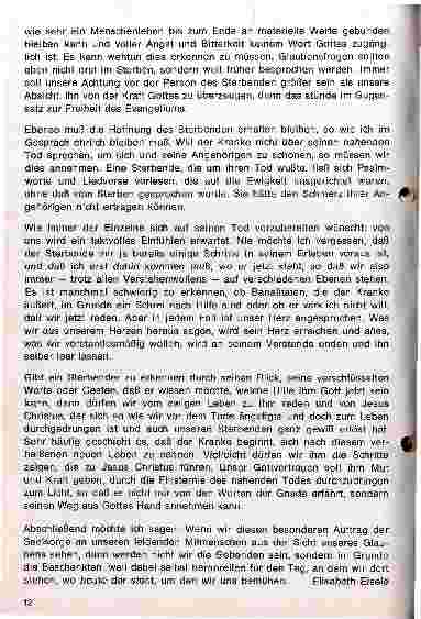 Vorschauseite 2: Umgang mit Sterbenden