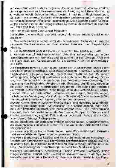 Vorschauseite 2: Hospital - eine Alternative zum Krankenhaus