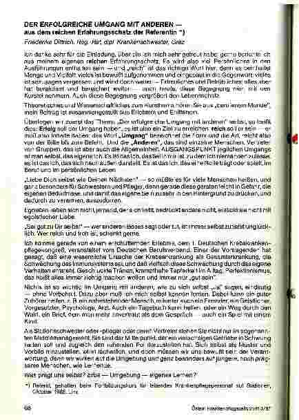 Vorschauseite 1: Der erfolgreiche Umgang mit Anderen - aus dem reichhaltigen Erfahrungsschatz der Referentin