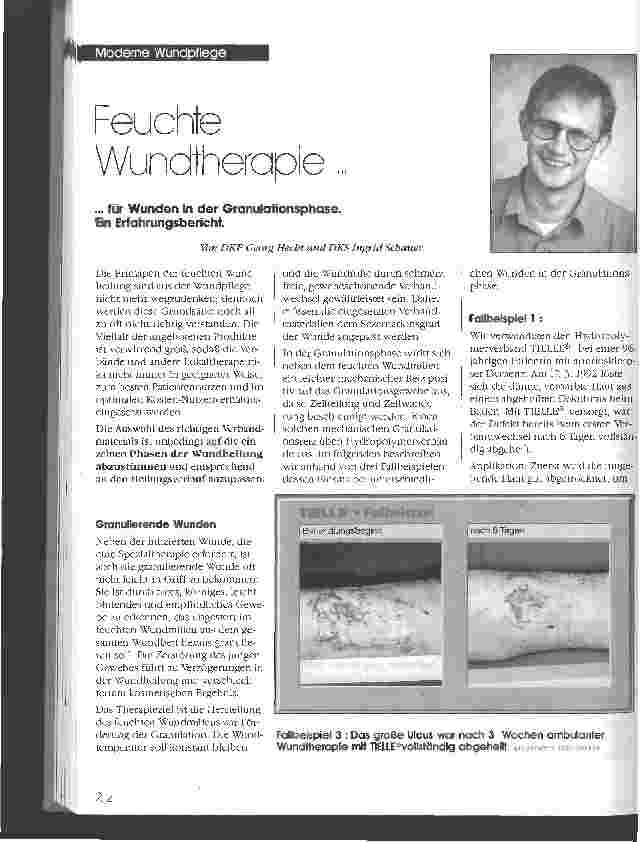 Vorschauseite 1: Feuchte Wundtherapie...