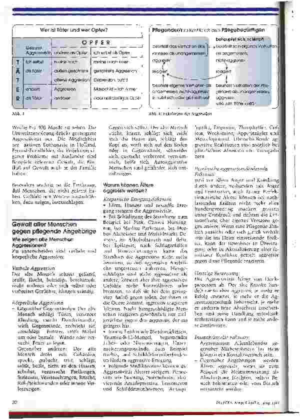 Vorschauseite 3: Aggression und Gewalt in der Pflege Angehöriger