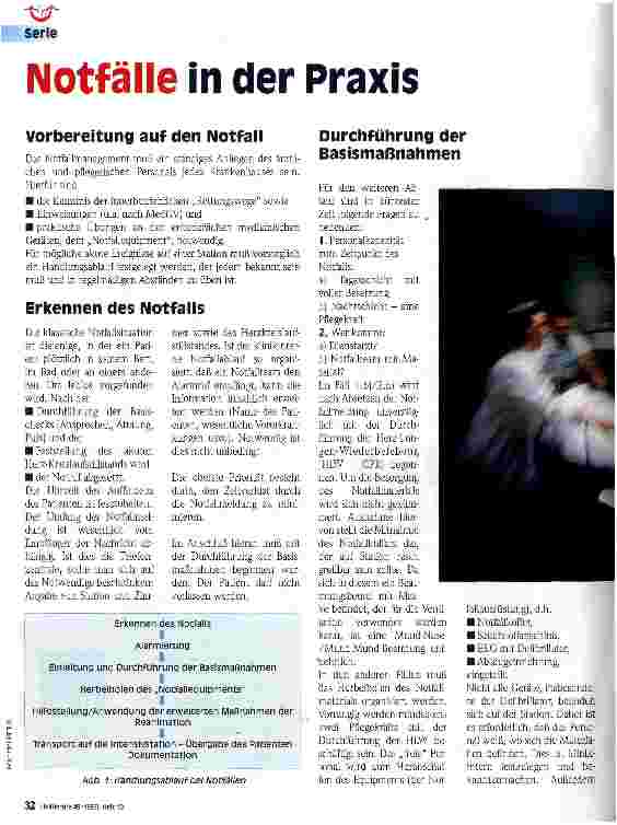 Vorschauseite 1: Notfälle in der Praxis