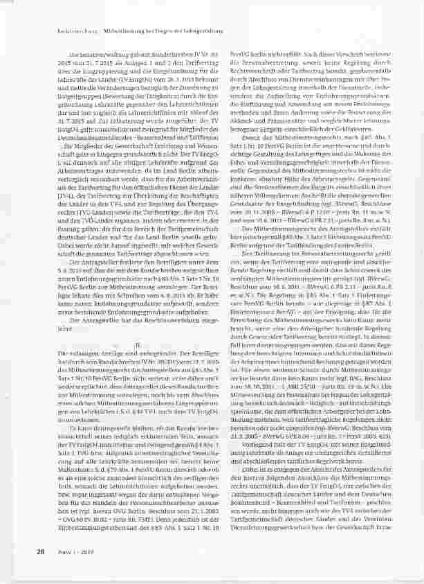 Vorschauseite 2: Mitbestimmung bei Fragen der Lohngestaltung