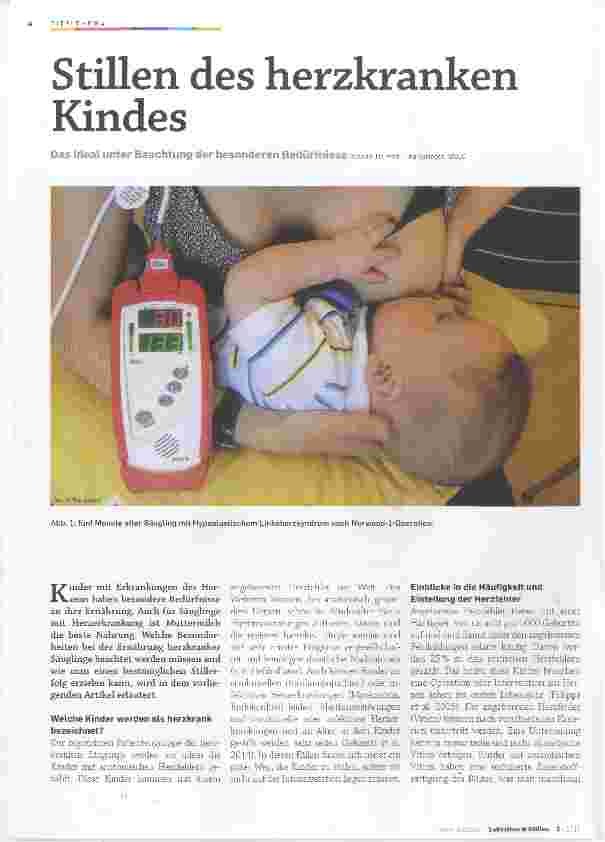 Vorschauseite 1: Stillen des herzkranken Kindes