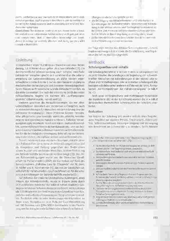 Vorschauseite 2: Implementierung von Palliative Care in einer Wohngruppe für schwerstkranke Menschen mit Behinderung Konzeption und Evaluation einer Inhouse-Schulung