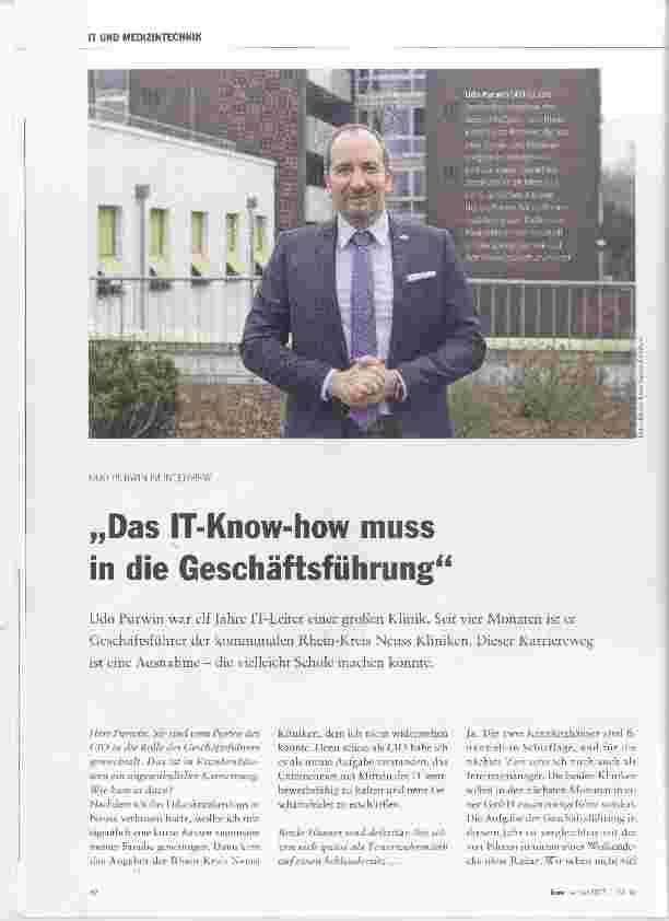 Vorschauseite 1: Das IT-Know-how muss in die Geschäftsführung