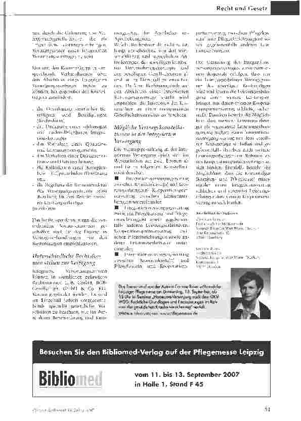 Vorschauseite 3: Homecare und Integrierte Versorgung