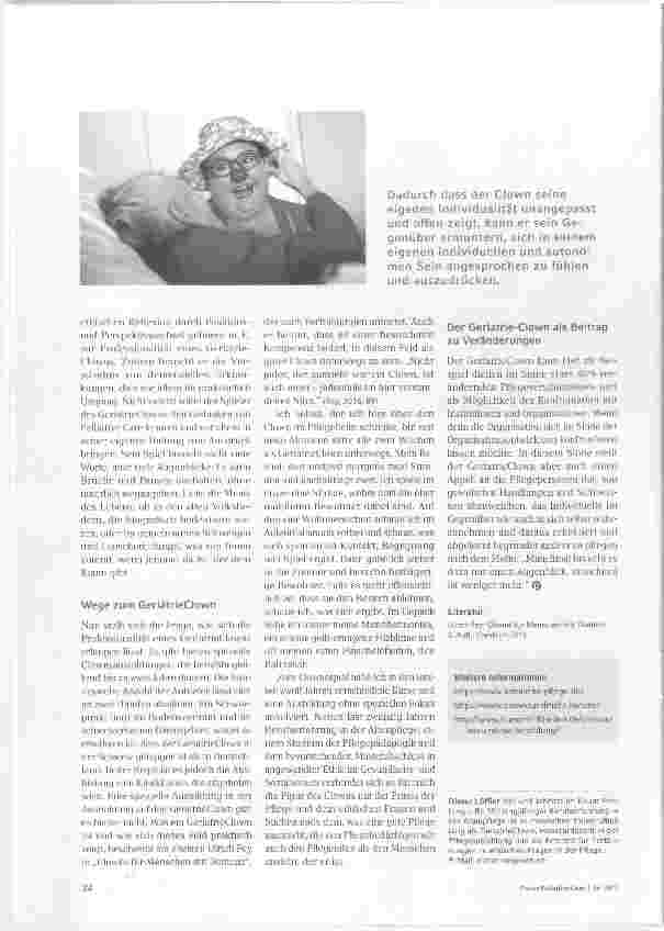 Vorschauseite 3: Der Clown im Altenpflegeheim