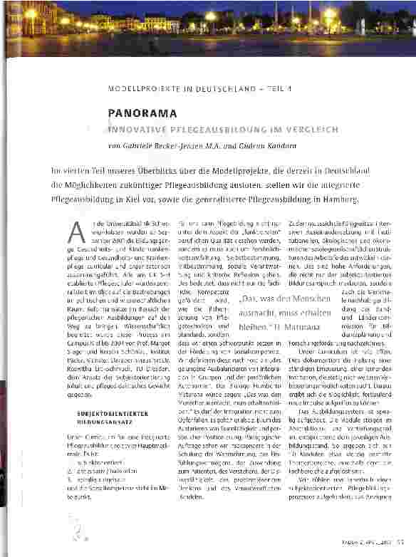 Vorschauseite 1: PANORAMA