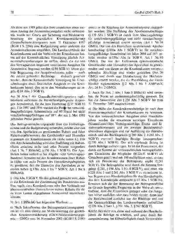 Vorschauseite 3: Beitragssatzsicherungsgesetz mit dem Grundgesetz vereinbar