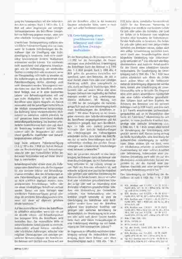 Vorschauseite 4: 25 Jahre Betreuungsrecht: Die Entwicklung des deutschen Betreuungsund Unterhringungsrechts