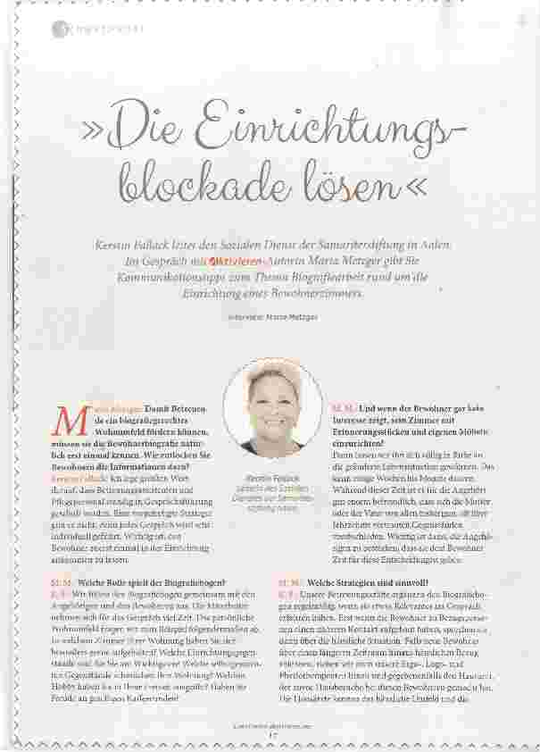 Vorschauseite 1: Die Einrichtungsblockade lösen