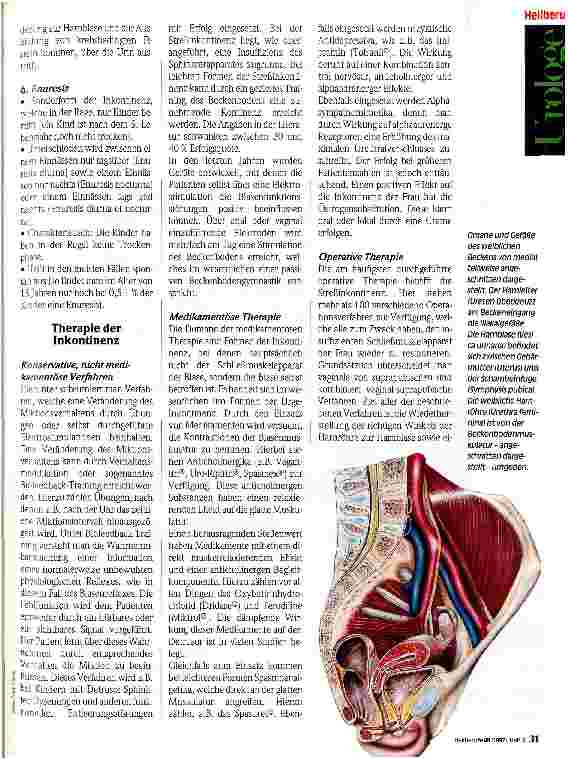 Vorschauseite 2: Therapie der Harninkontinenz