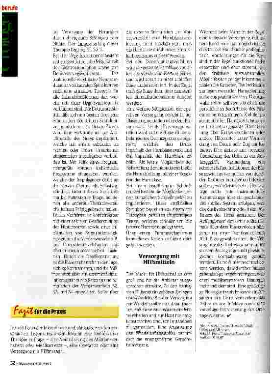 Vorschauseite 3: Therapie der Harninkontinenz