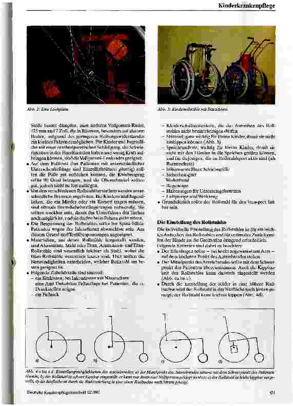 Vorschauseite 2: Rollstuhlversorgung u. Rollstuhltraining bei Spina-bifida-Patienten