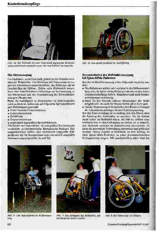 Vorschauseite 3: Rollstuhlversorgung u. Rollstuhltraining bei Spina-bifida-Patienten