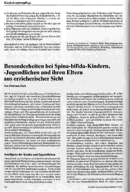 Vorschauseite 5: Rollstuhlversorgung u. Rollstuhltraining bei Spina-bifida-Patienten