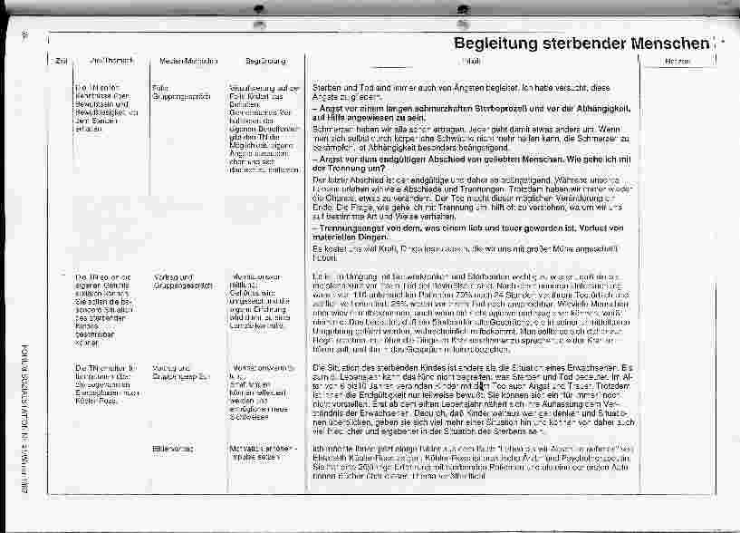 Vorschauseite 2: Begleitung sterbender Menschen