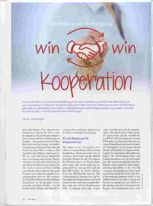 Vorschauseite 1: win win Kooperation